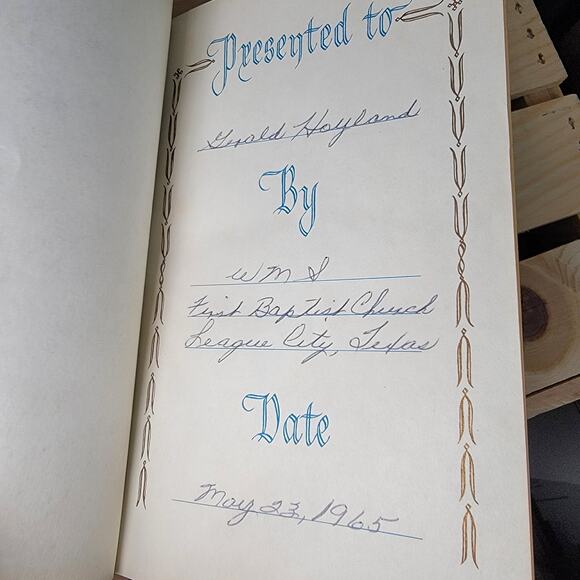 VINTAGE Collins Concordance Bible - KJV - Leatheroid w/ Box (1957) - Picture 8 of 8